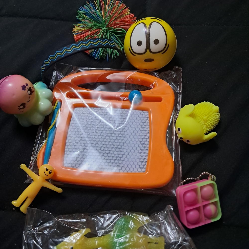 9 Piece Sensory Orange Drawing Board Toy Set for Kids